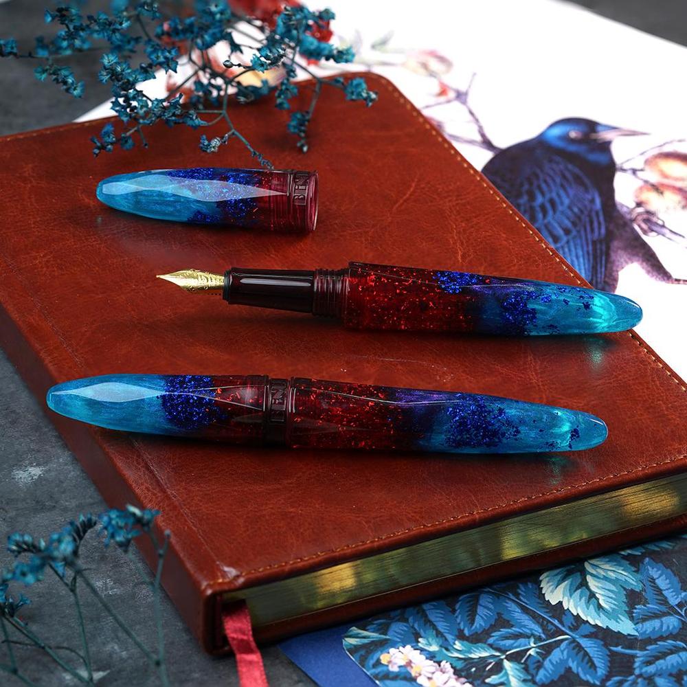 BENU Fountain Pen - Briolette - Fiery Azure - Image 3