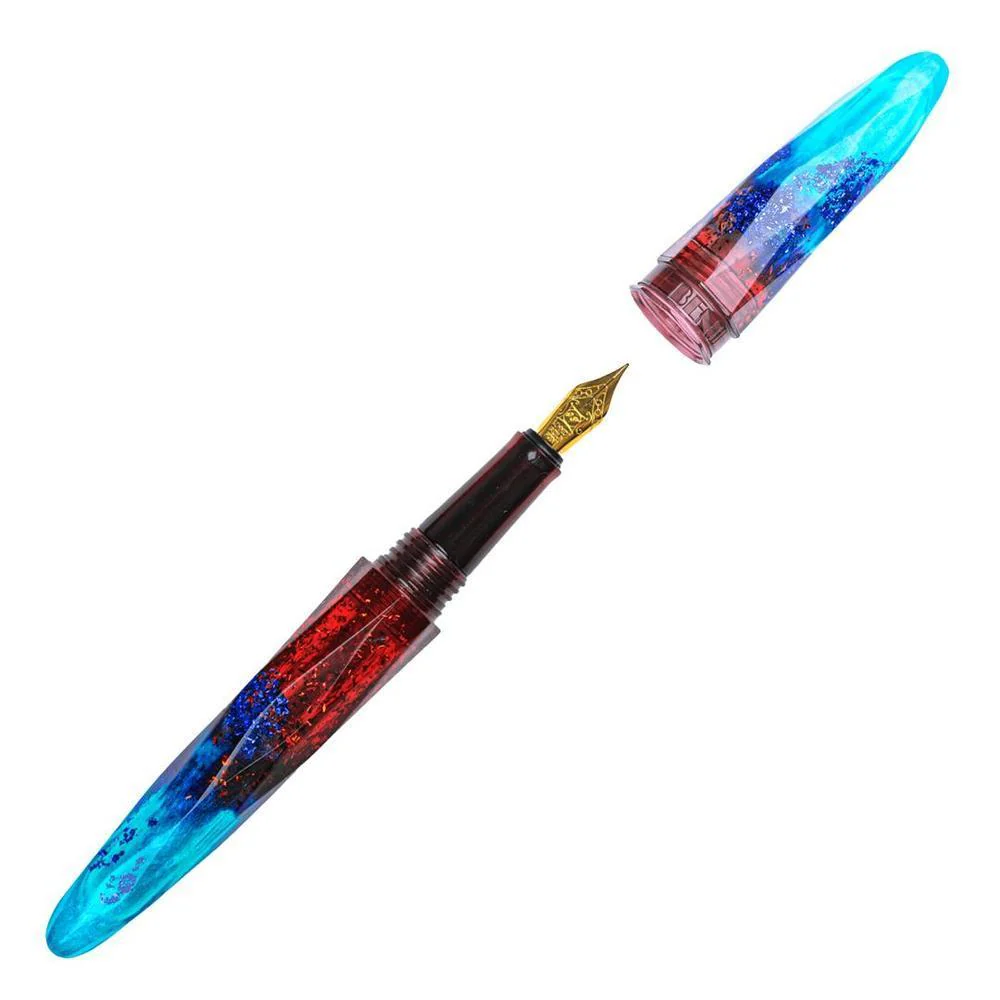 BENU Fountain Pen - Briolette - Fiery Azure - Image 6