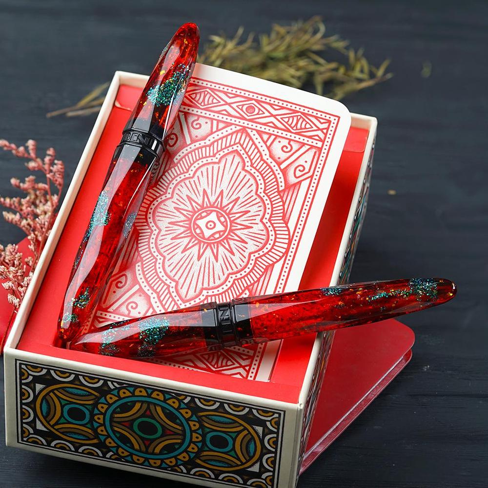 BENU Fountain Pen - Briolette - Ruby Forest - Image 2