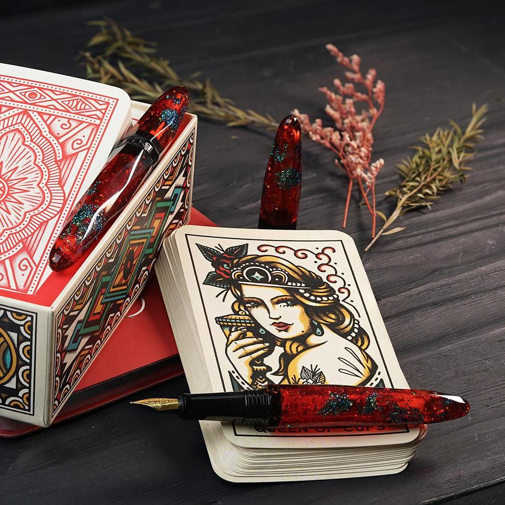 BENU Fountain Pen - Briolette - Ruby Forest - Image 3