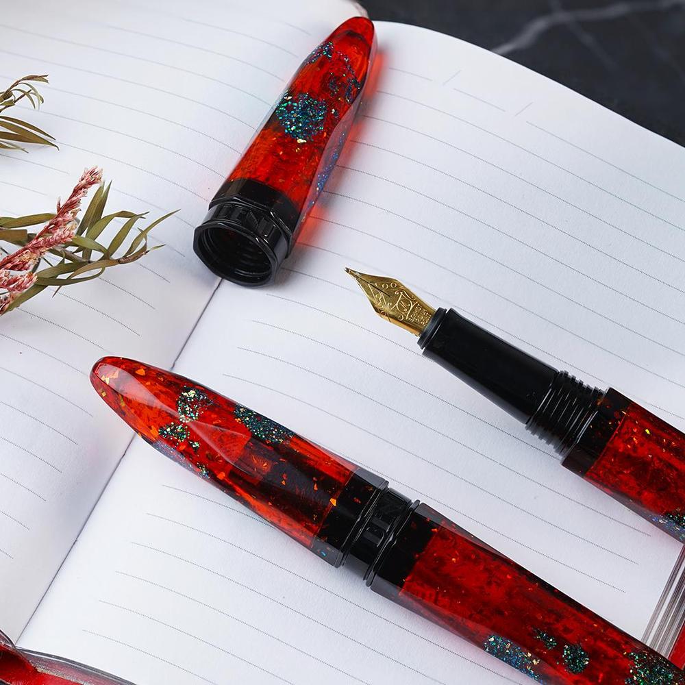 BENU Fountain Pen - Briolette - Ruby Forest - Image 4