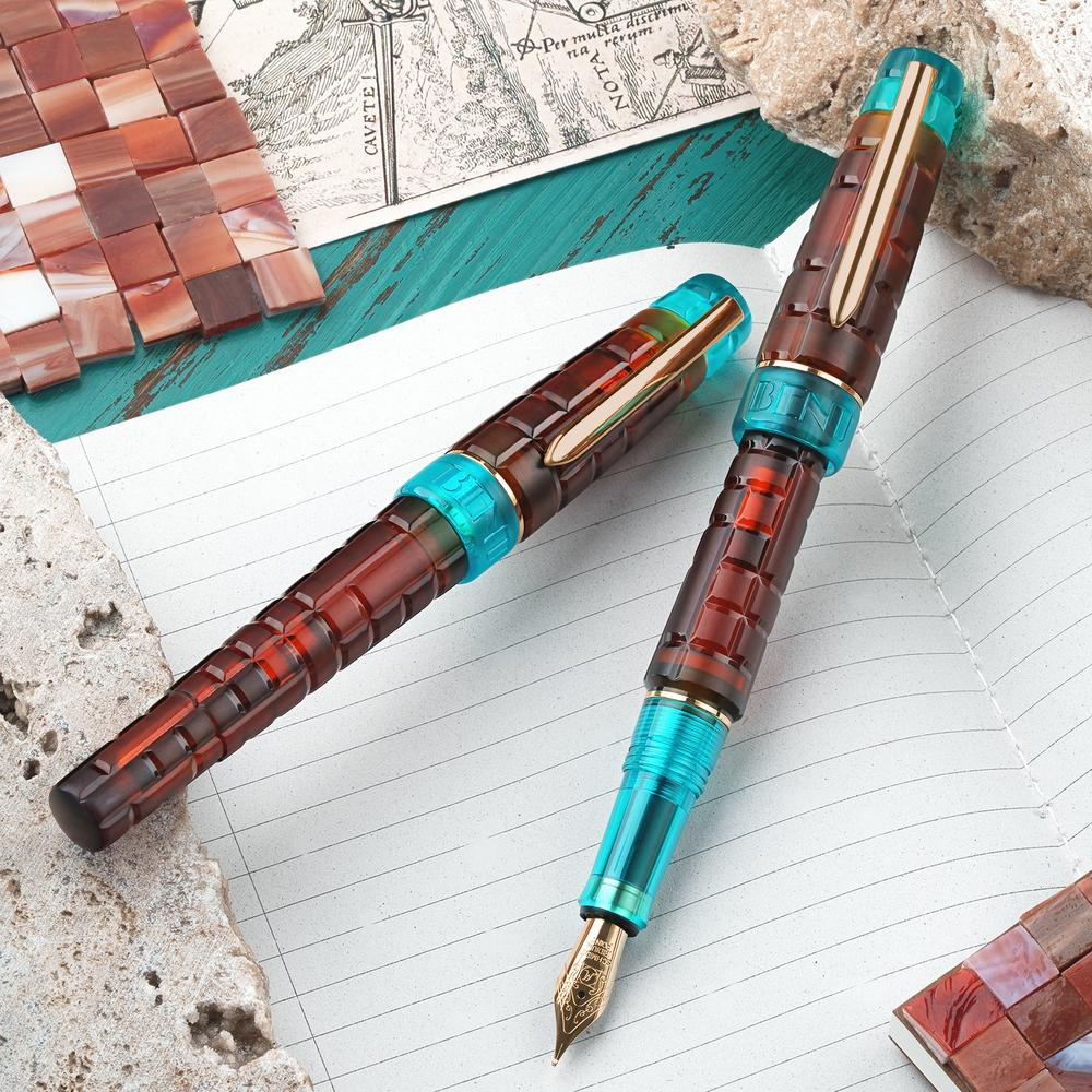 BENU Fountain Pen - Tessera - Ribbon Turquoise - Image 3