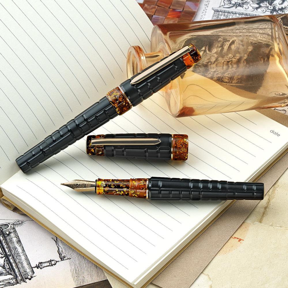 BENU Fountain Pen - Tessera - Black Amber - Image 2