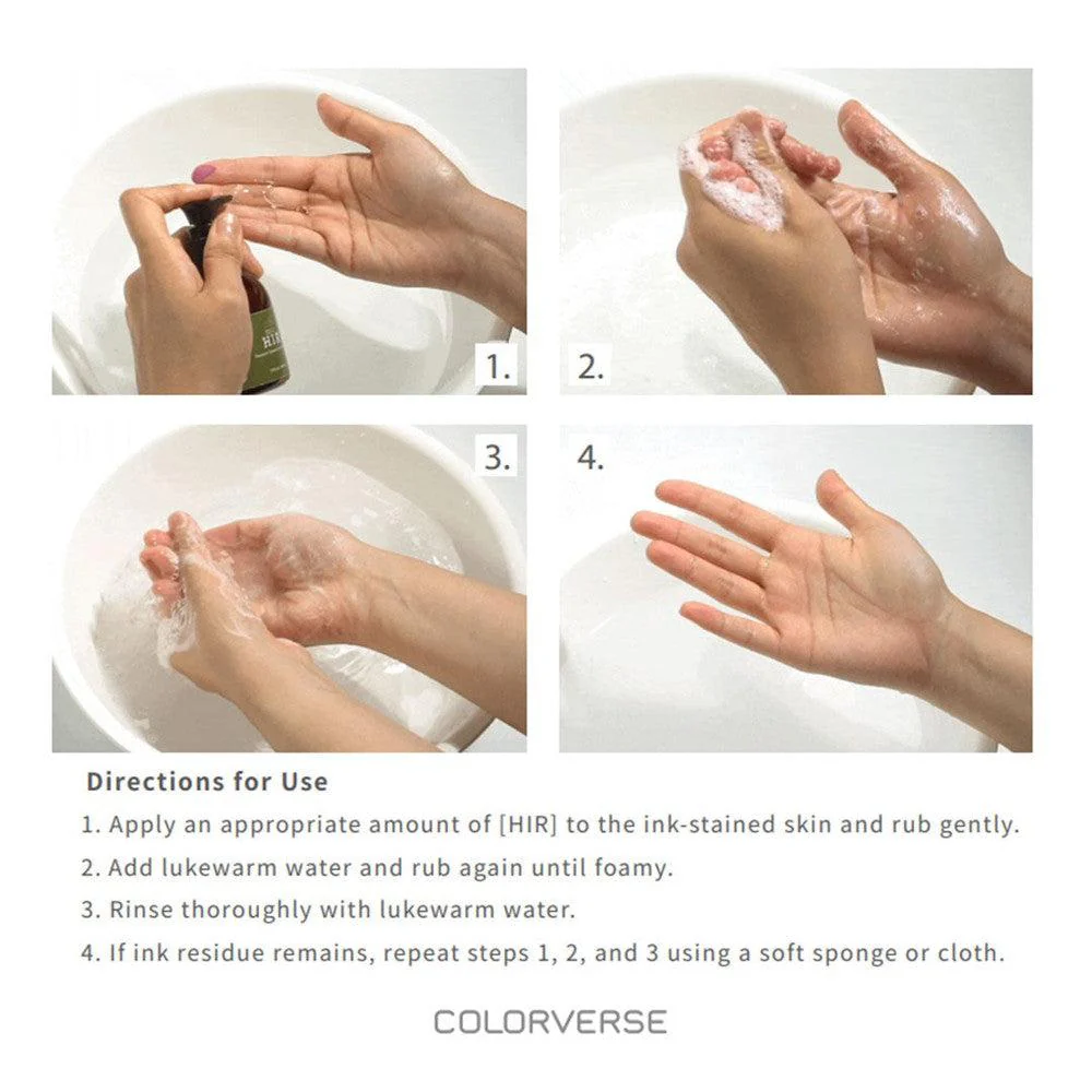 Colorverse Ink Removal Hand Cleanser - Hand Ink Remover (HIR) - Image 3