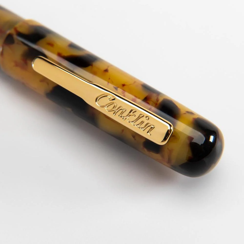 Conklin Ballpoint Pen - All American - Tortoiseshell - Image 3