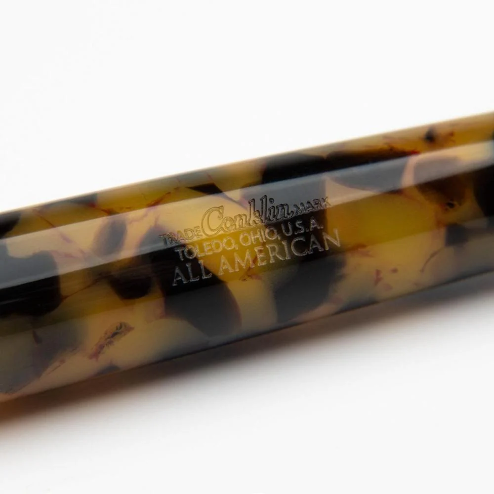 Conklin Ballpoint Pen - All American - Tortoiseshell - Image 4