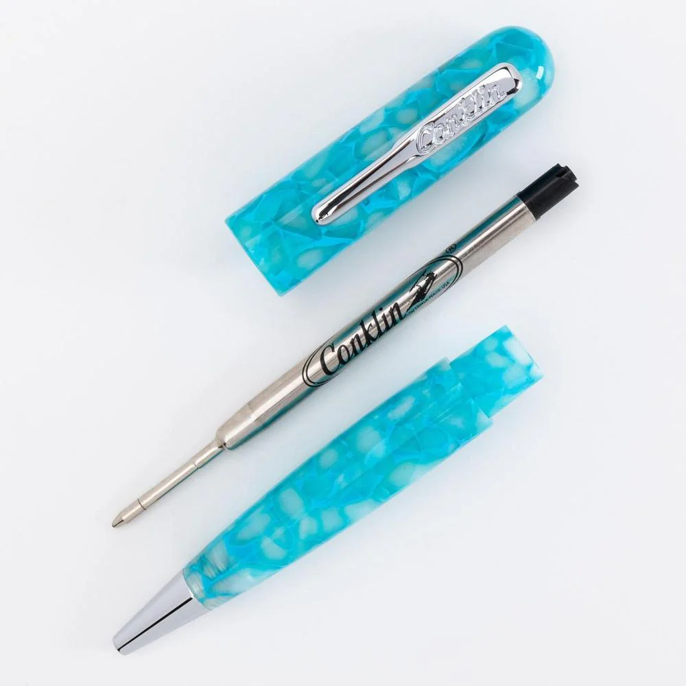 Conklin Ballpoint Pen - All American - Turquoise Serenity - Image 4