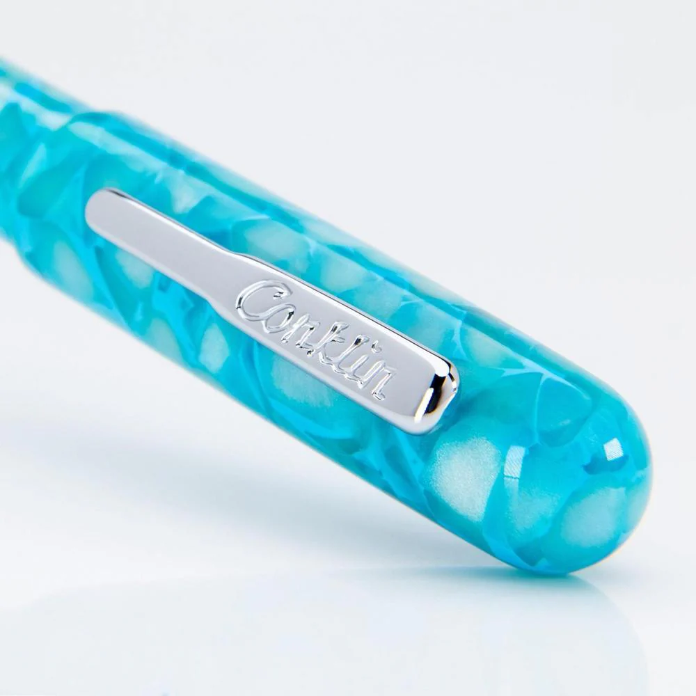 Conklin Ballpoint Pen - All American - Turquoise Serenity - Image 6