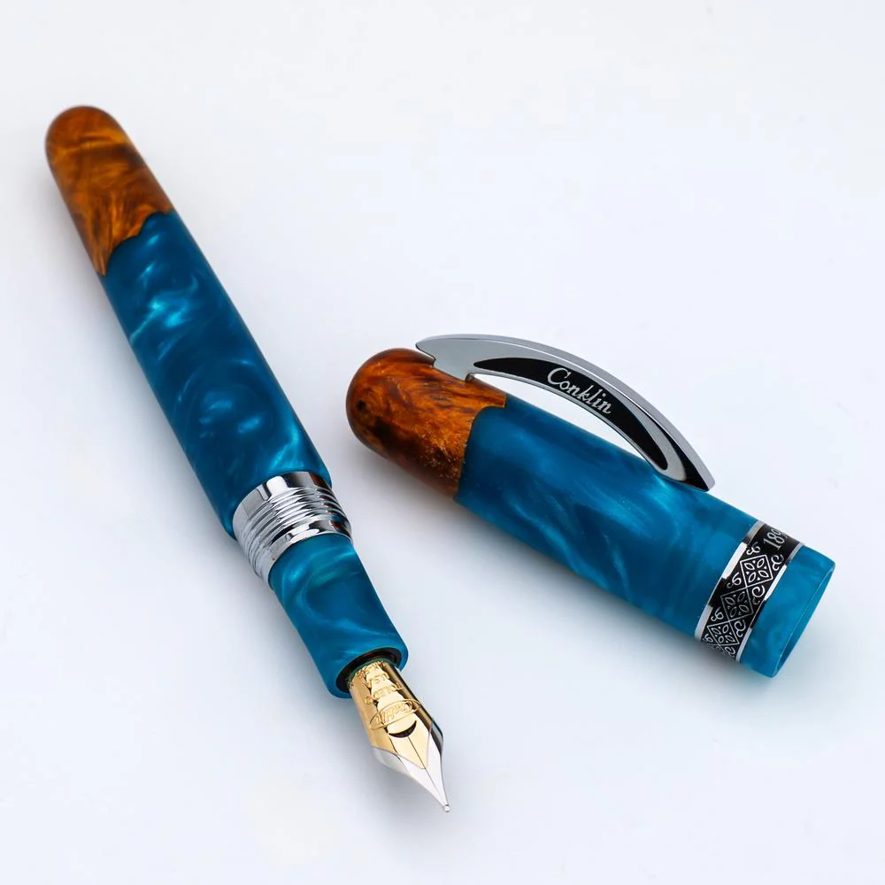 Conklin Fountain Pen - 1898 Spectra Fusion Blue (14K Gold) - Limited Edition (2025) - Image 2