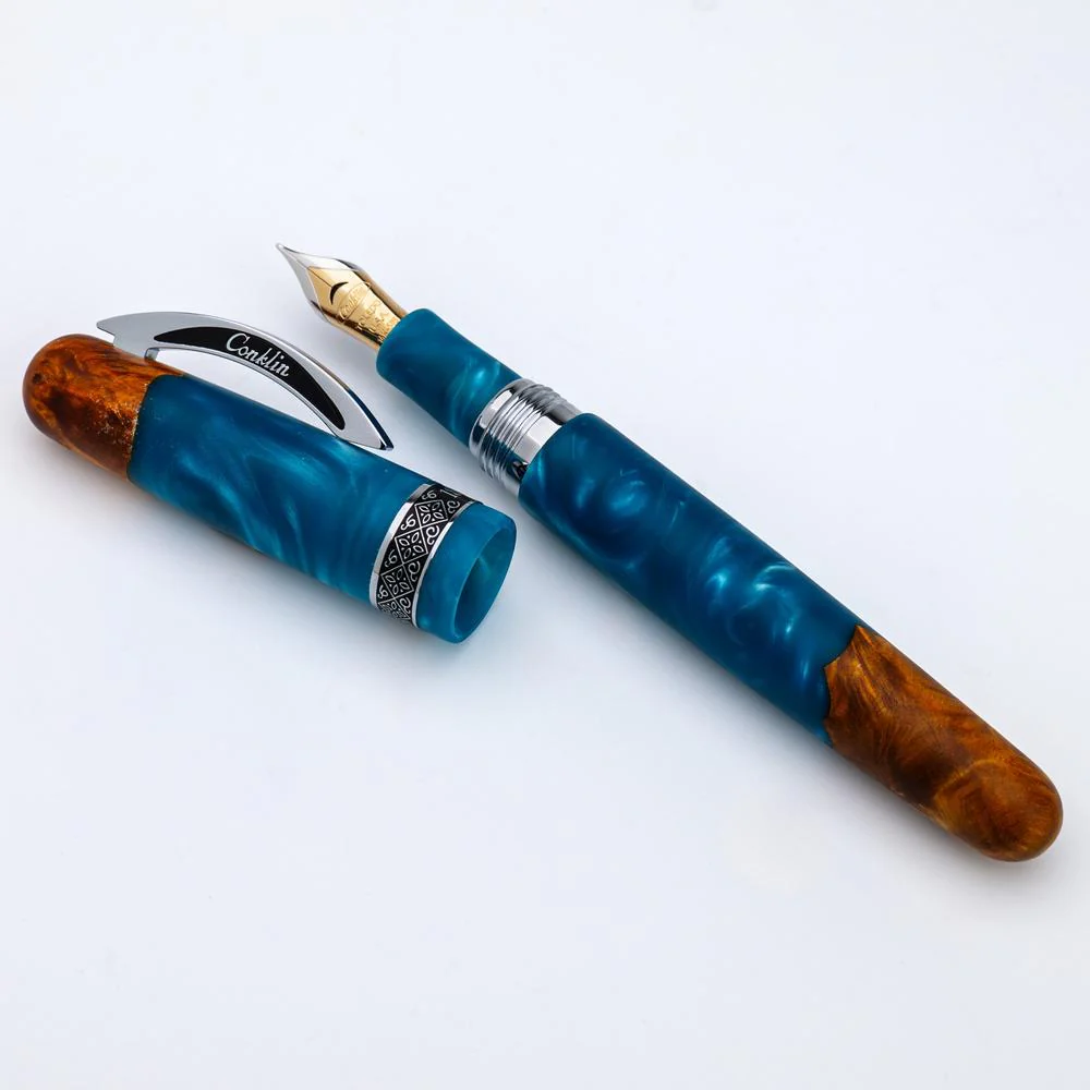 Conklin Fountain Pen - 1898 Spectra Fusion Blue (14K Gold) - Limited Edition (2025) - Image 3