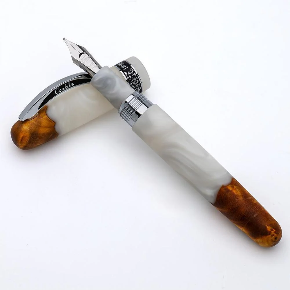 Conklin Fountain Pen - 1898 Spectra Fusion White - Limited Edition (2025) - Image 7