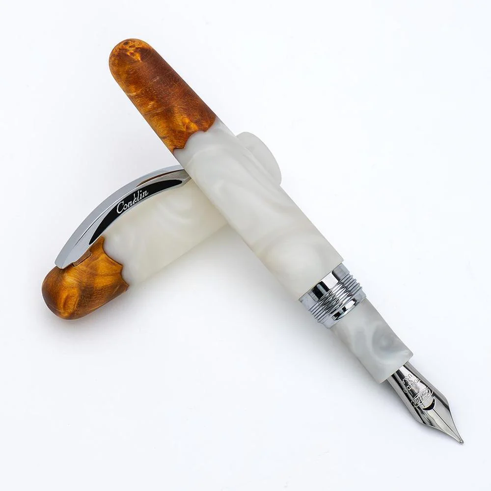 Conklin Fountain Pen - 1898 Spectra Fusion White - Limited Edition (2025) - Image 8