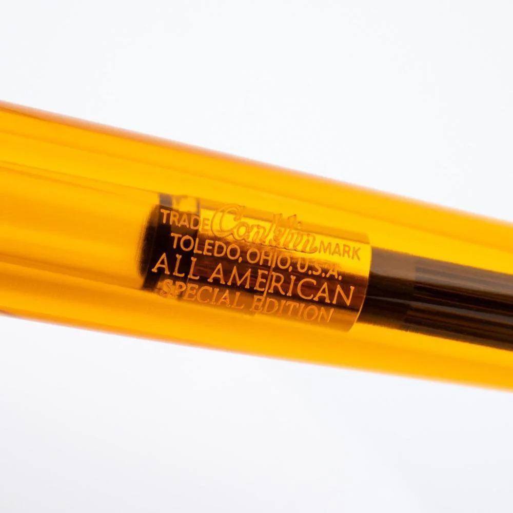 Conklin Fountain Pen - All American - Demo Orange - Image 4