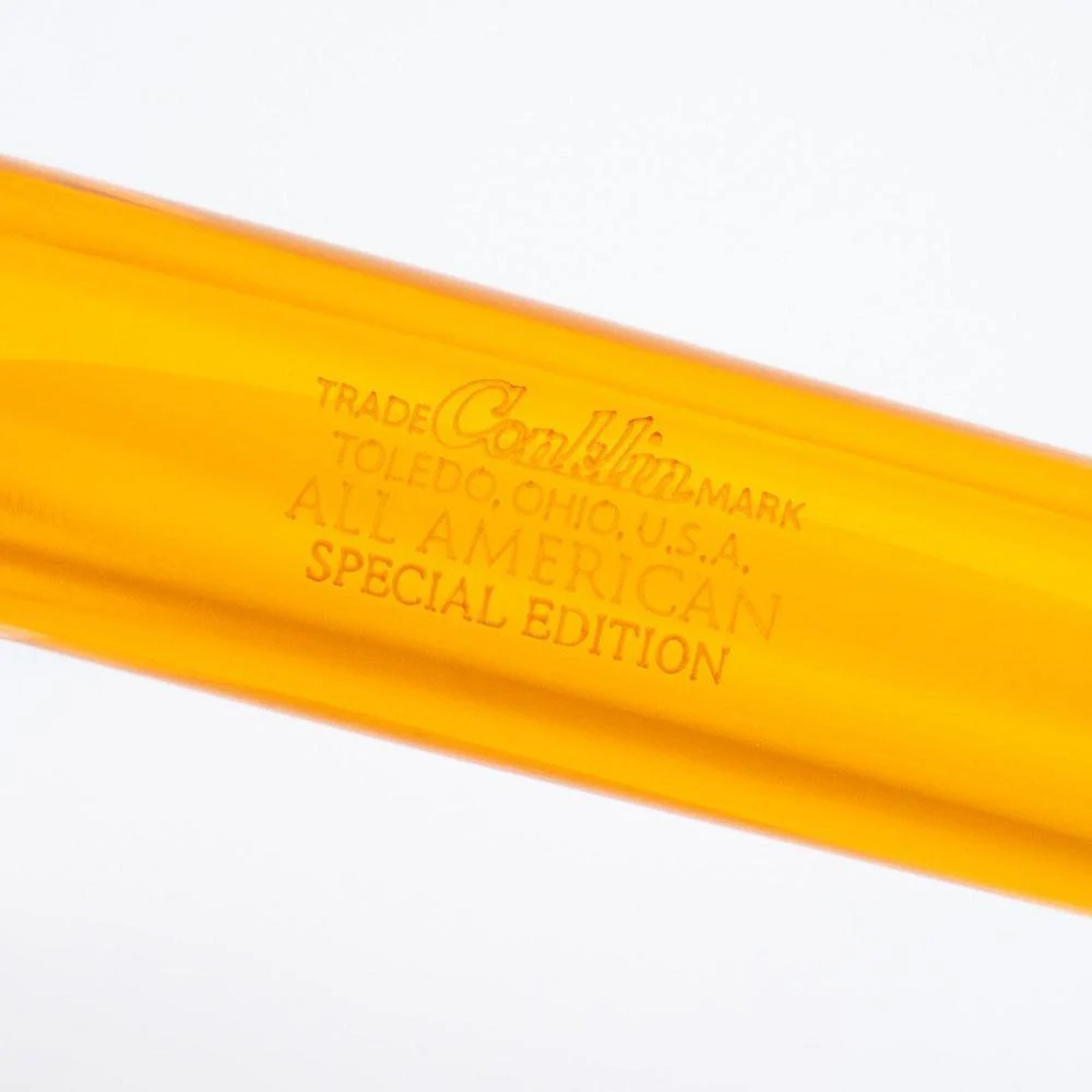 Conklin Fountain Pen - All American - Demo Orange - Image 7