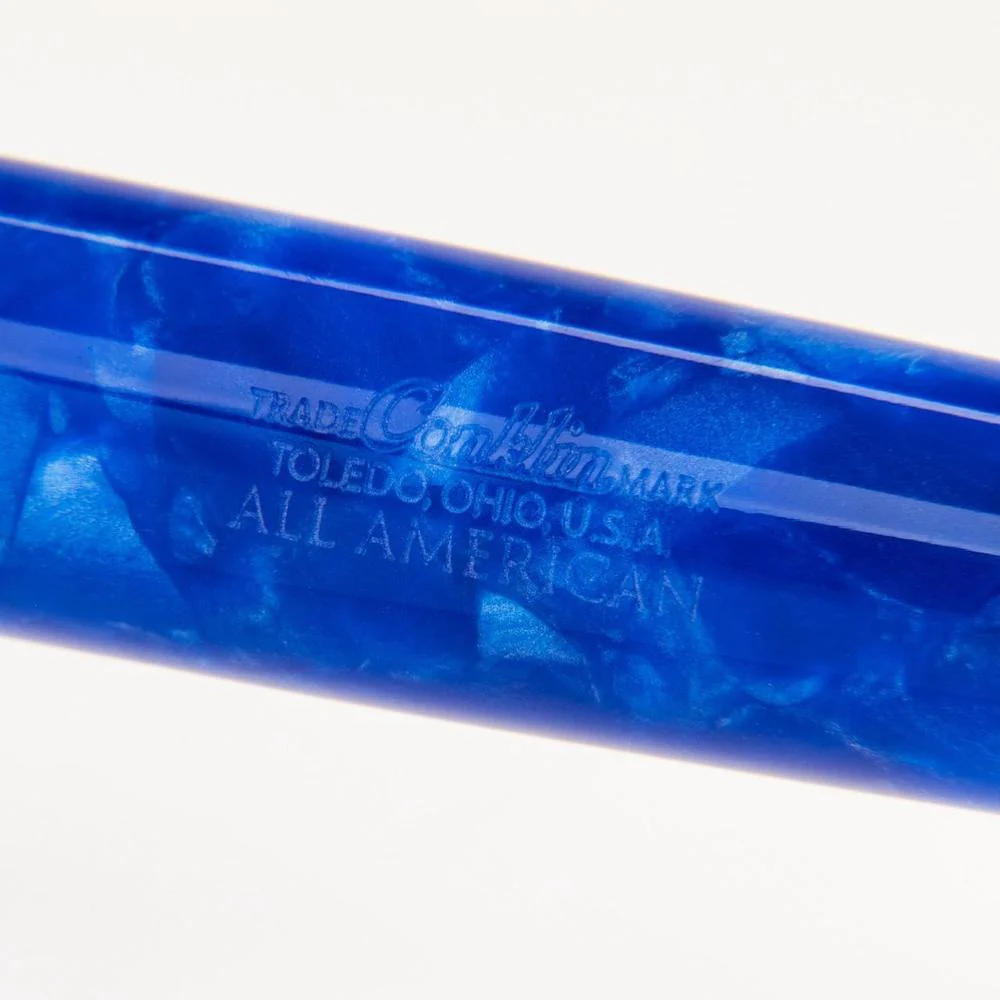 Conklin Fountain Pen - All American - Lapis Blue - Image 7