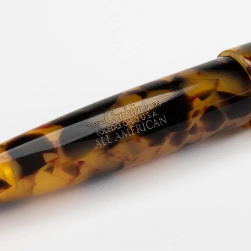 Conklin Fountain Pen - All American - Tortoiseshell - Image 4