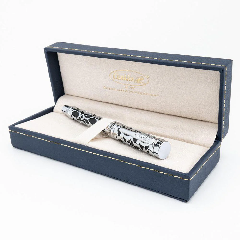 Conklin Fountain Pen - Endura Deco Crest - Black - Image 11