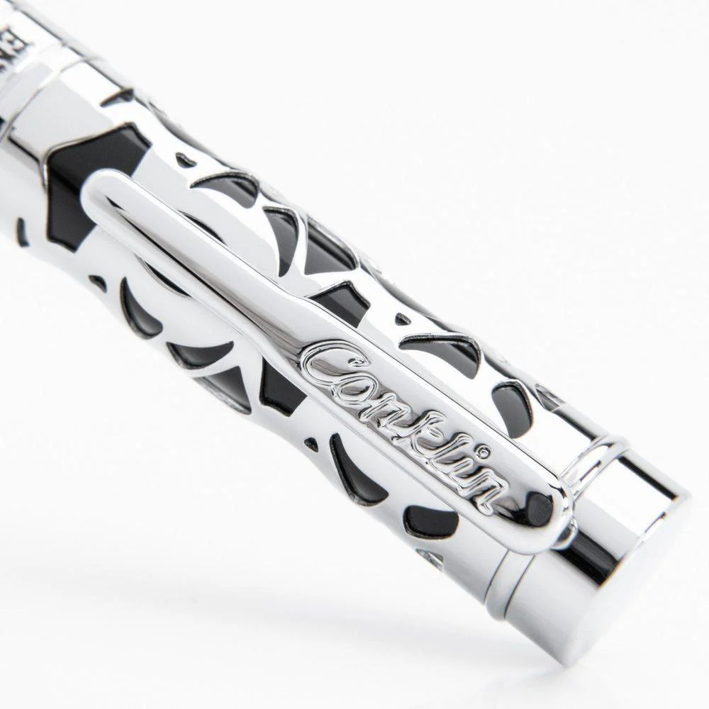 Conklin Fountain Pen - Endura Deco Crest - Black - Image 5