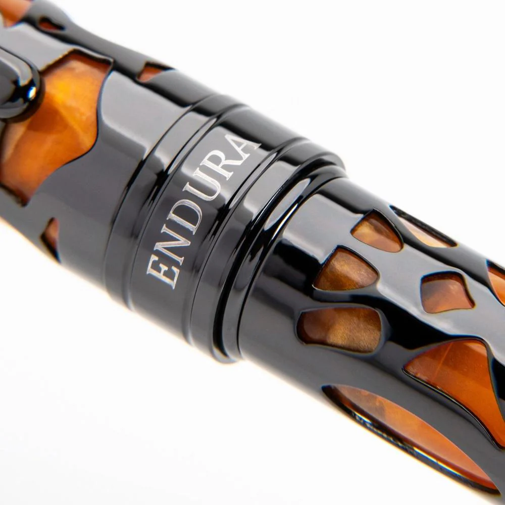 Conklin Fountain Pen - Endura Deco Crest - Orange - Image 9