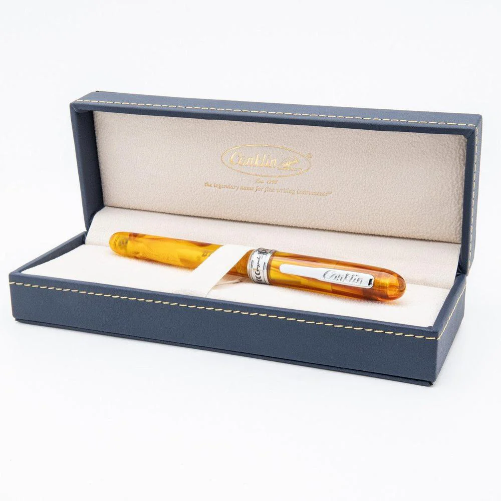 Conklin Rollerball Pen - Symetrik - Precious Amber - Image 7