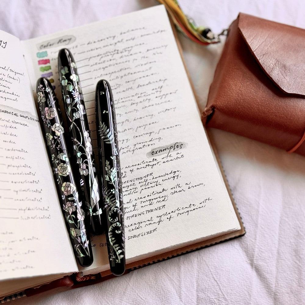 CYPRESS × @micahfinds Victorian Flora: The Expressive Rose Fountain Pen - Image 3