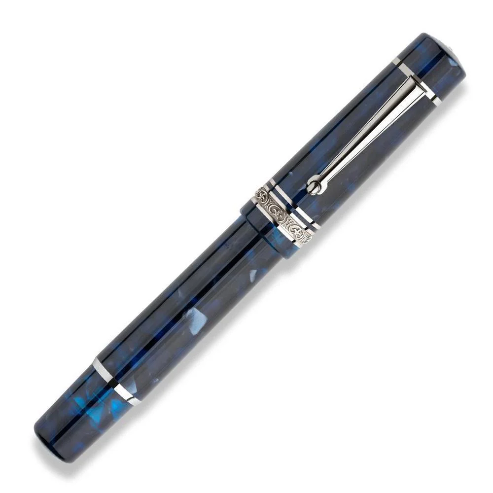 Delta Fountain Pen - Reservoir 2.0 - Blue Grey Mother of Pearl - Image 4