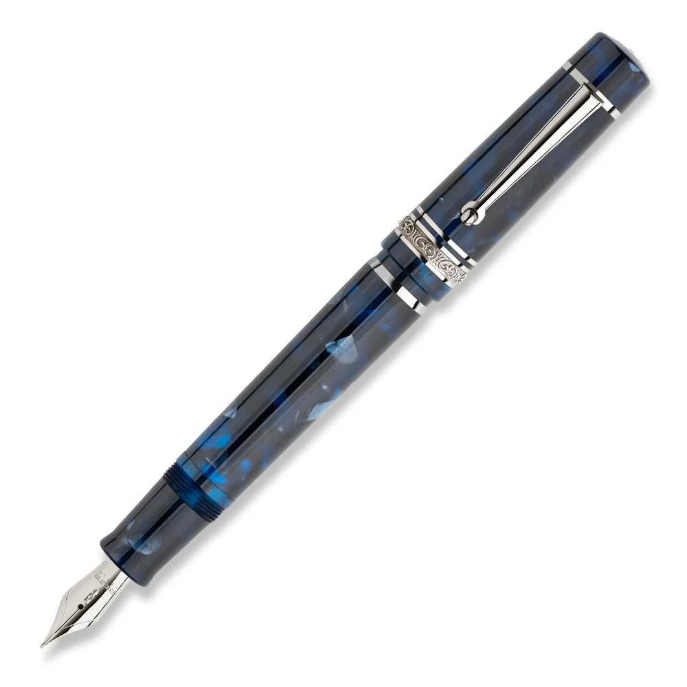 Delta Fountain Pen - Reservoir 2.0 - Blue Grey Mother of Pearl - Image 5