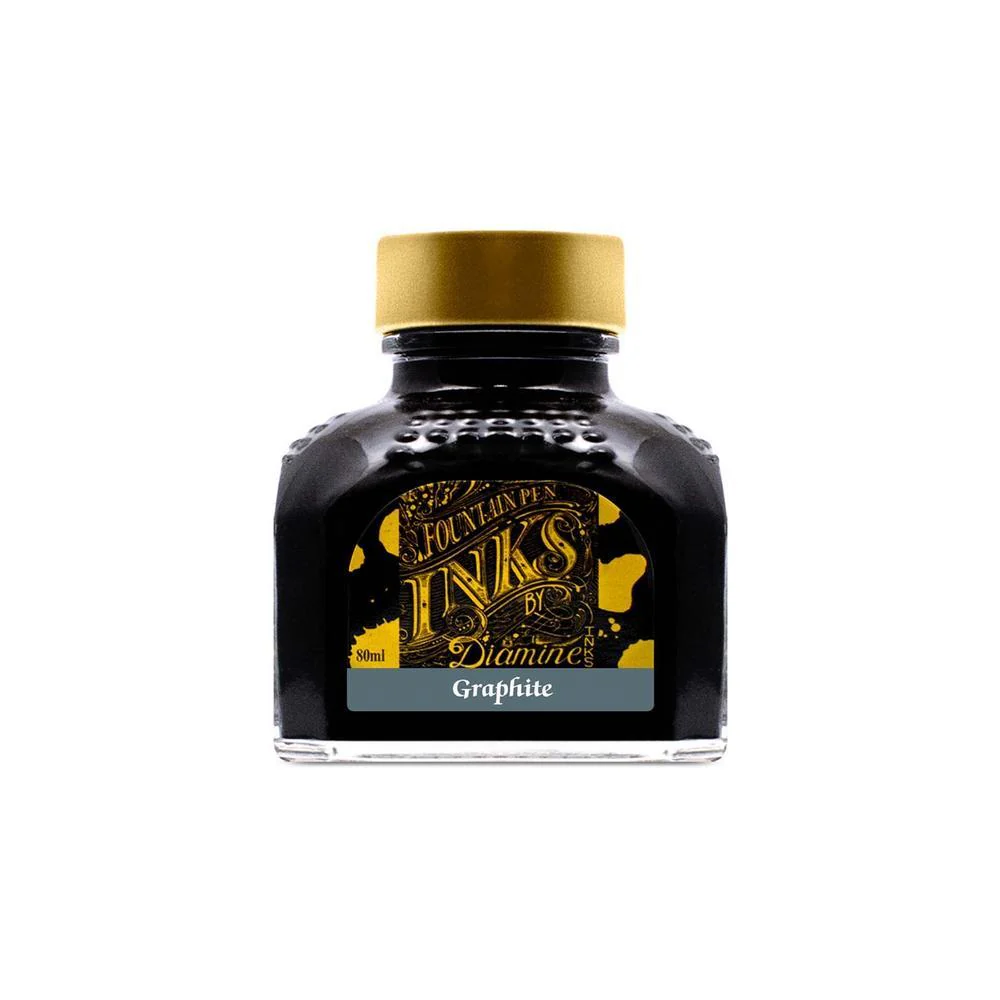 Diamine Ink Bottle (30ml / 80ml) - Black & Grey - Image 23