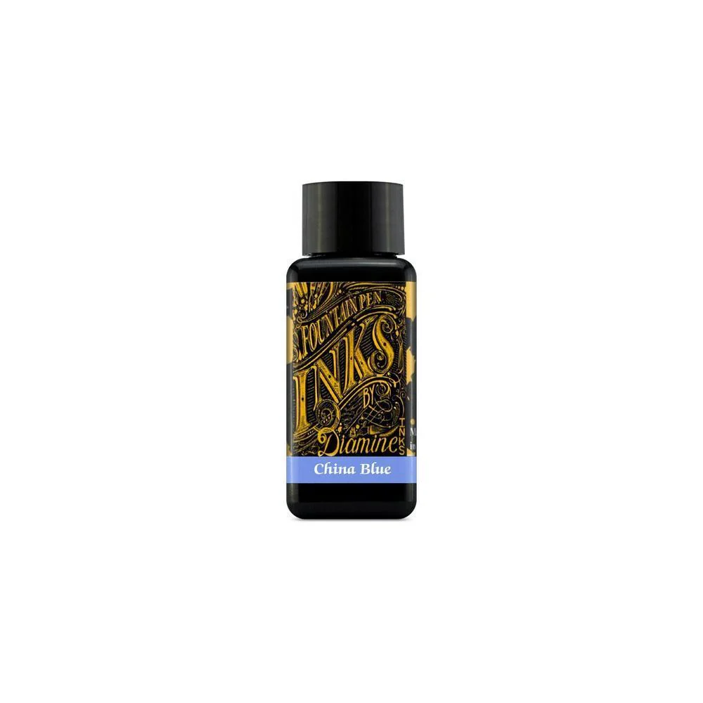 Diamine Ink Bottle (30ml / 80ml) - Blue - Image 8