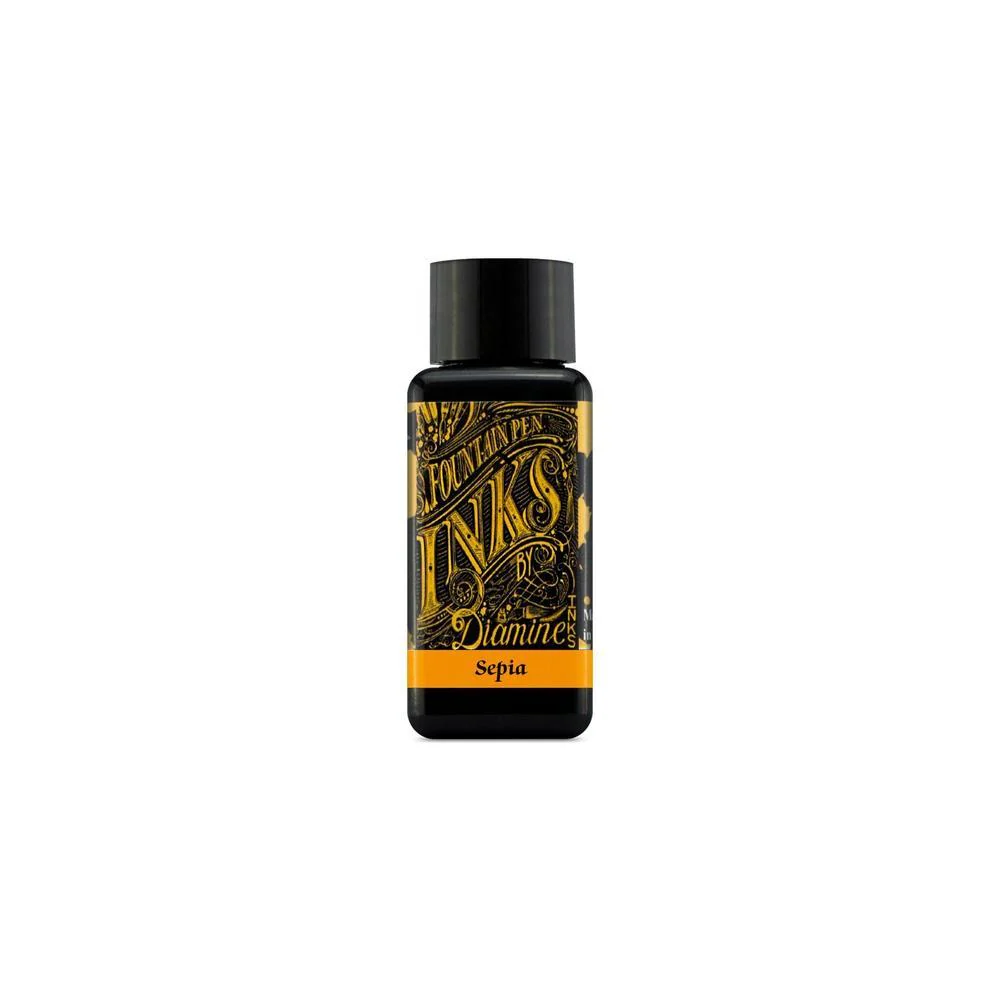 Diamine Ink Bottle (30ml / 80ml) - Brown - Image 27