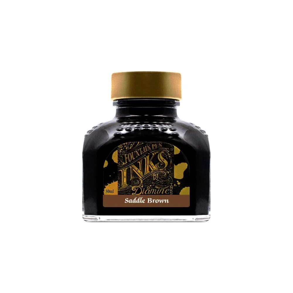 Diamine Ink Bottle (30ml / 80ml) - Brown - Image 44