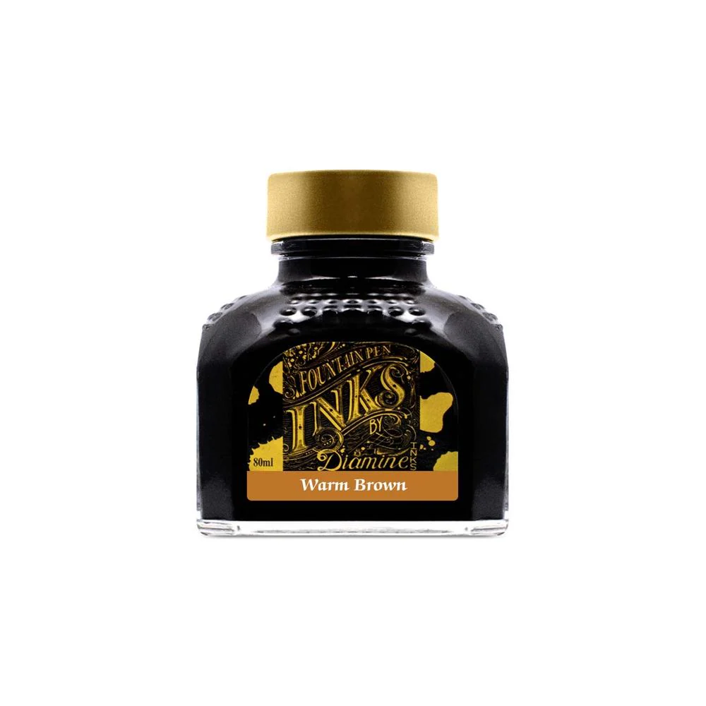Diamine Ink Bottle (30ml / 80ml) - Brown - Image 48
