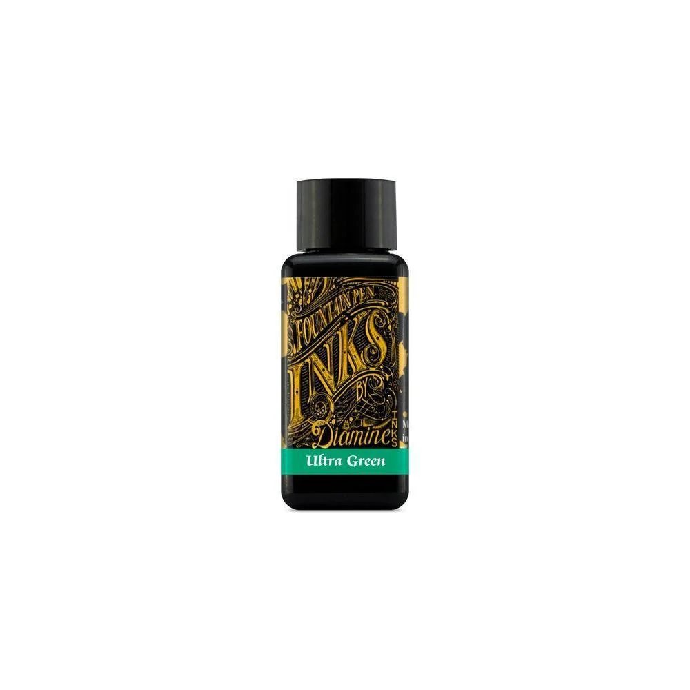 Diamine Ink Bottle (30ml / 80ml) - Green - Image 32