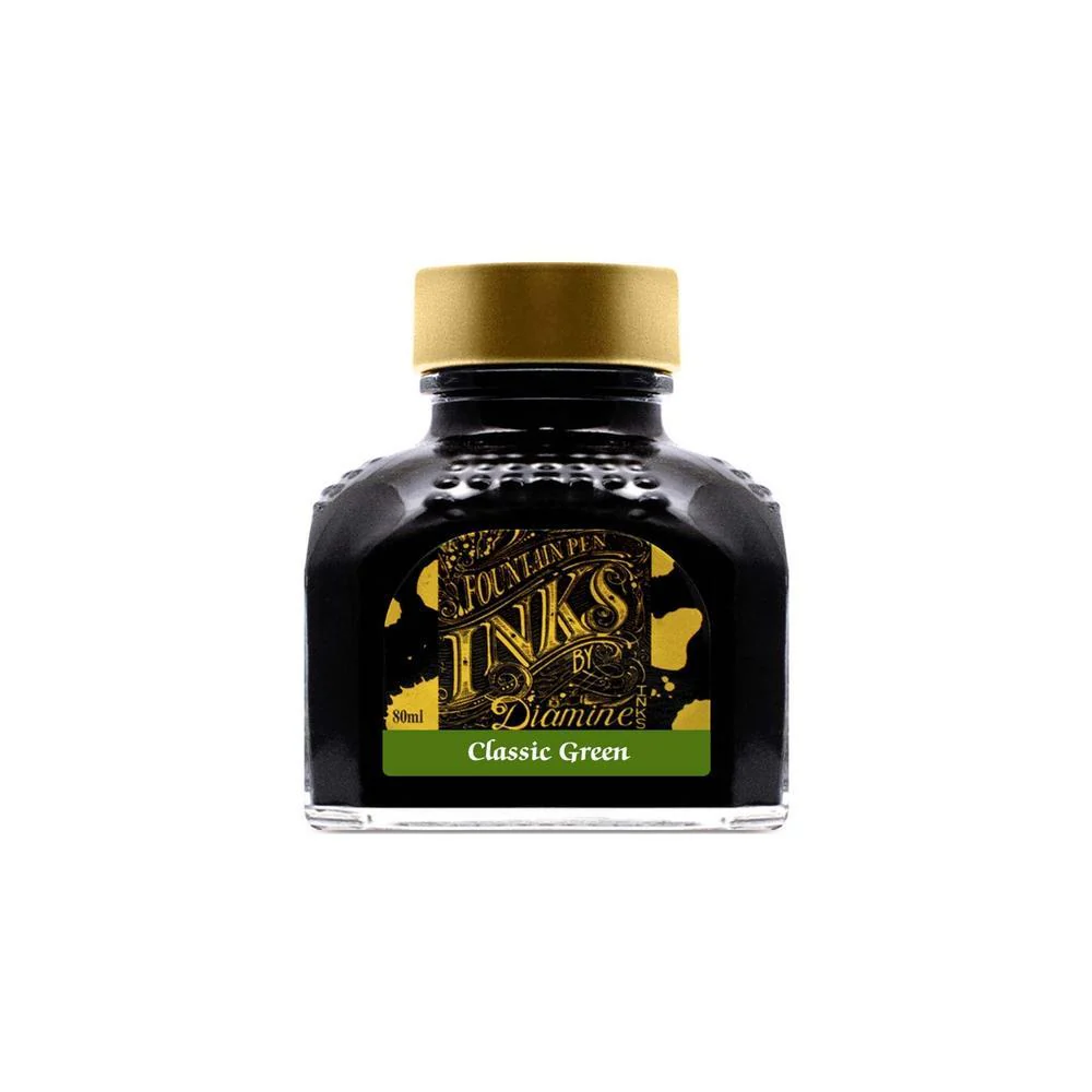 Diamine Ink Bottle (30ml / 80ml) - Green - Image 38
