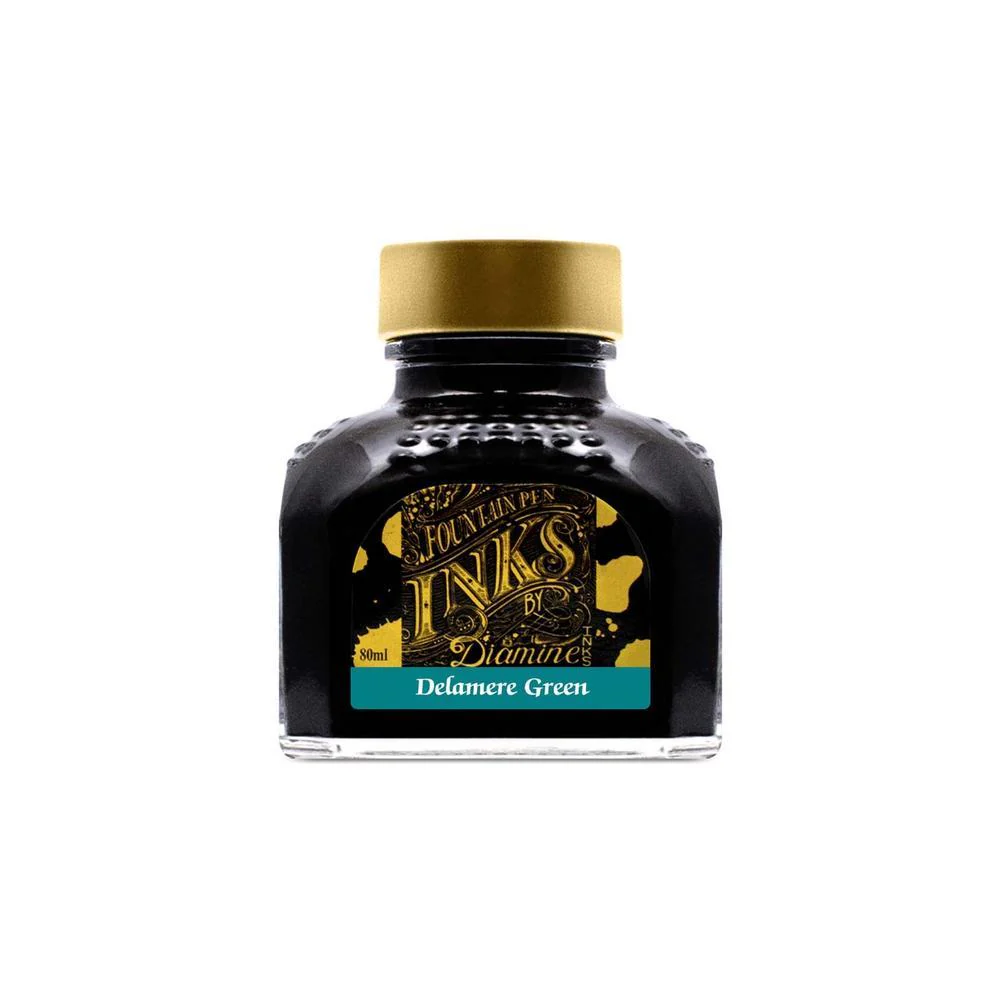 Diamine Ink Bottle (30ml / 80ml) - Green - Image 42