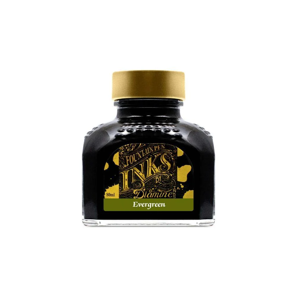 Diamine Ink Bottle (30ml / 80ml) - Green - Image 46