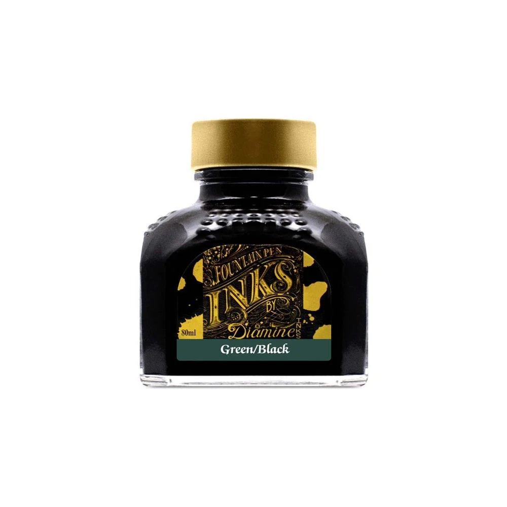 Diamine Ink Bottle (30ml / 80ml) - Green - Image 48