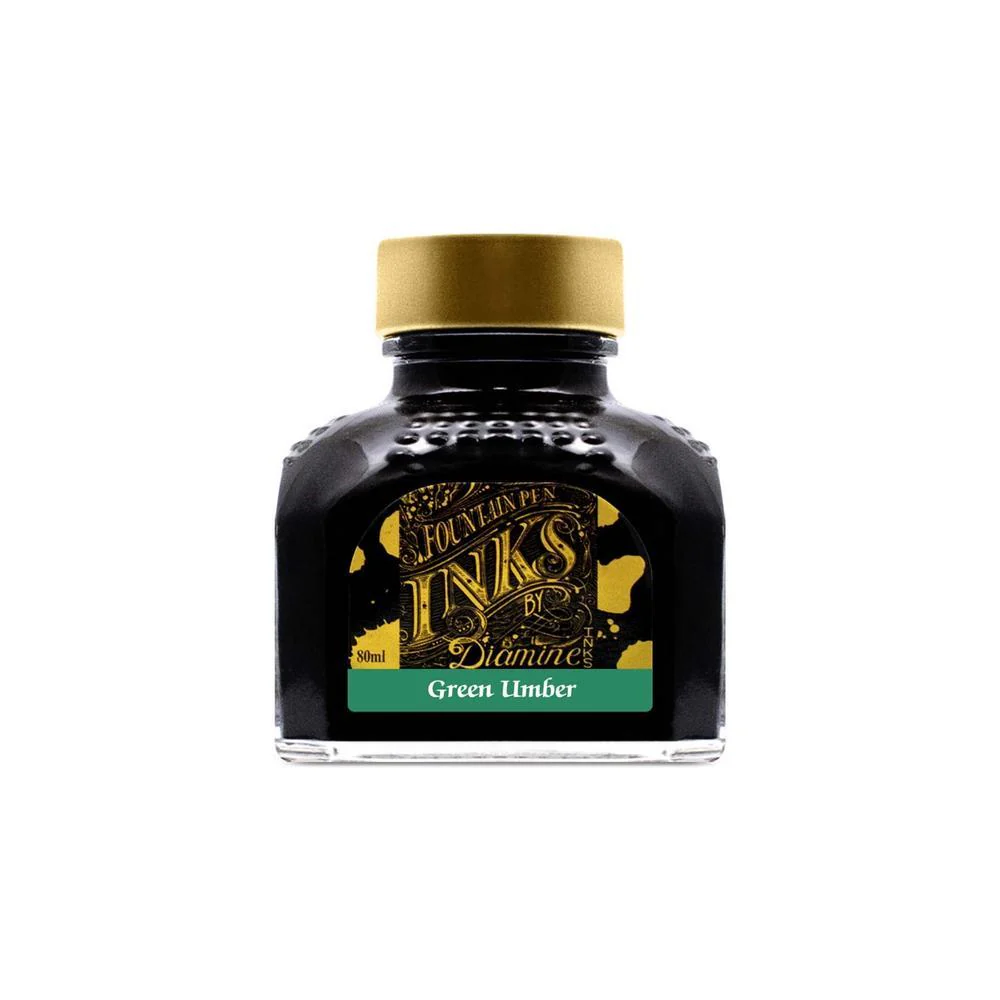 Diamine Ink Bottle (30ml / 80ml) - Green - Image 50