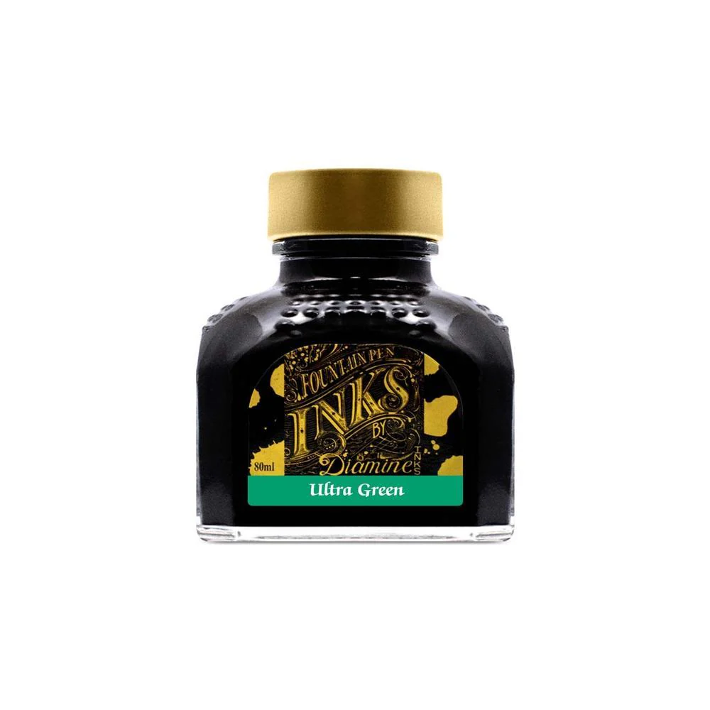 Diamine Ink Bottle (30ml / 80ml) - Green - Image 65
