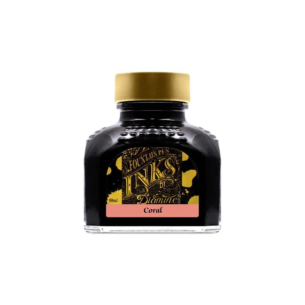 Diamine Ink Bottle (30ml / 80ml) - Orange - Image 18
