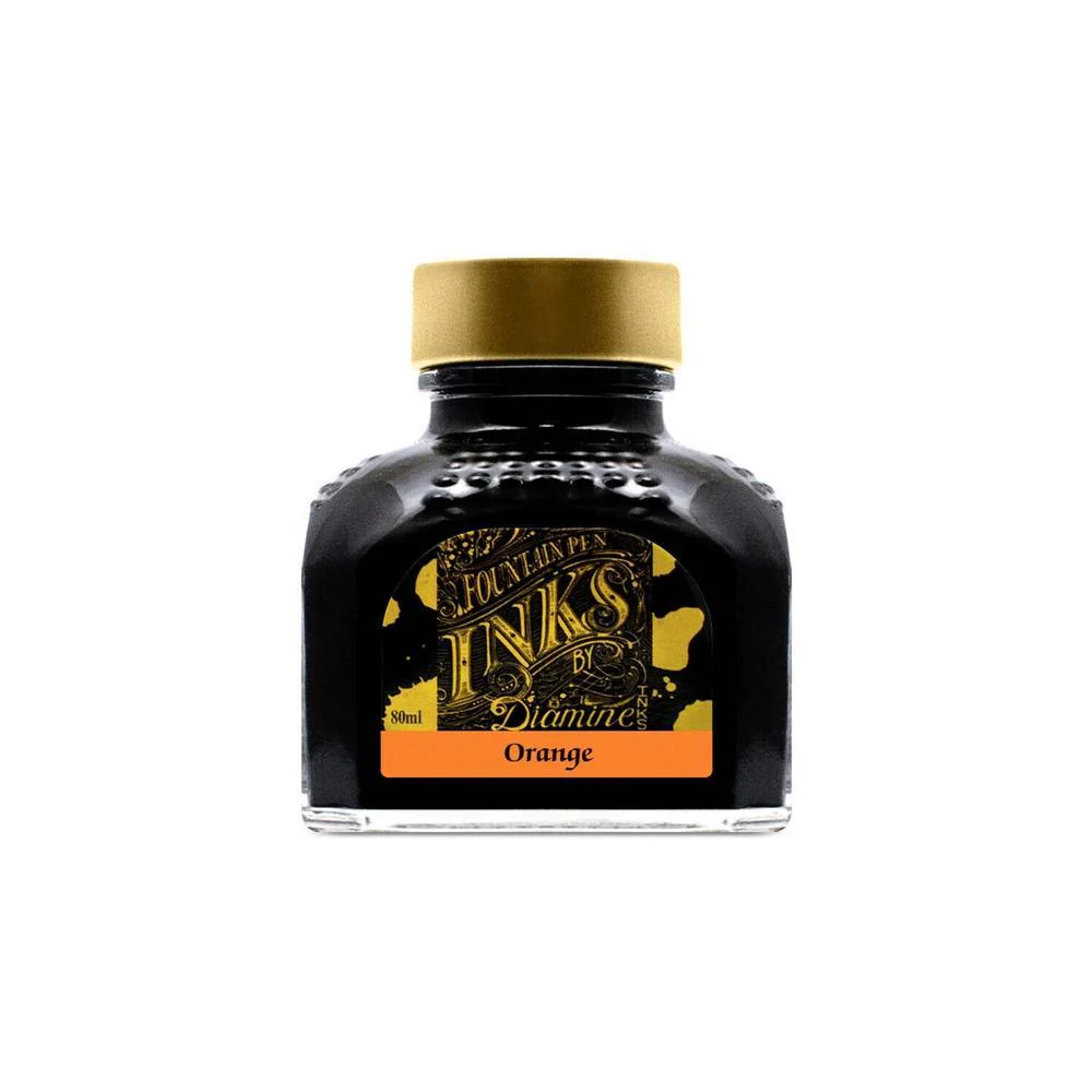 Diamine Ink Bottle (30ml / 80ml) - Orange - Image 20