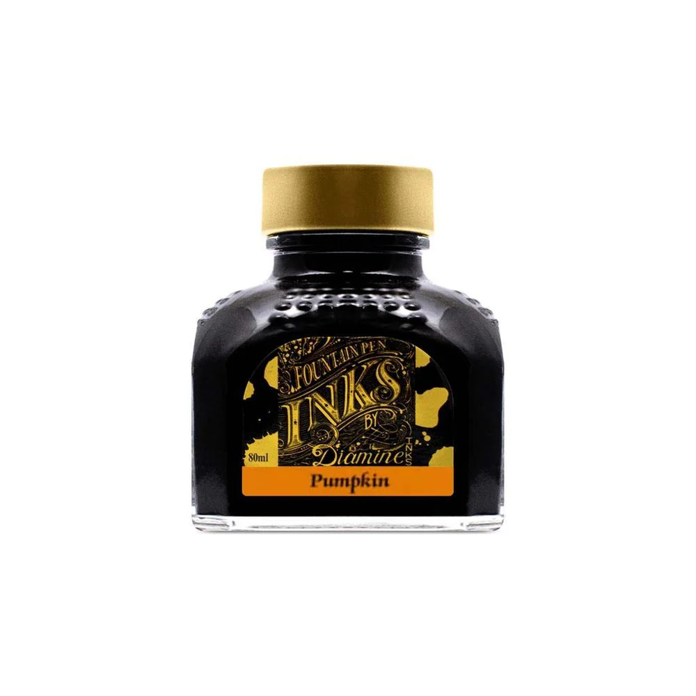 Diamine Ink Bottle (30ml / 80ml) - Orange - Image 24