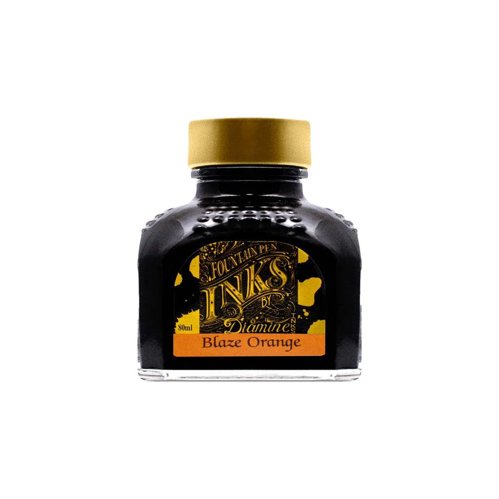 Diamine Ink Bottle (30ml / 80ml) - Orange - Image 30