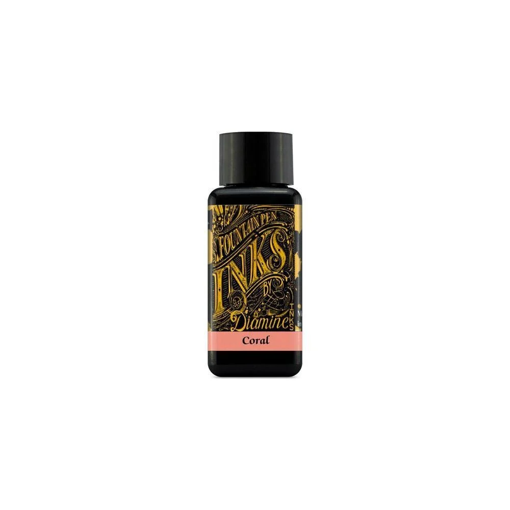 Diamine Ink Bottle (30ml / 80ml) - Orange - Image 4