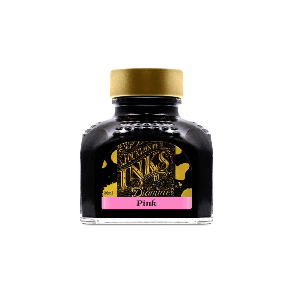 Diamine Ink Bottle (30ml / 80ml) - Pink - Image 30