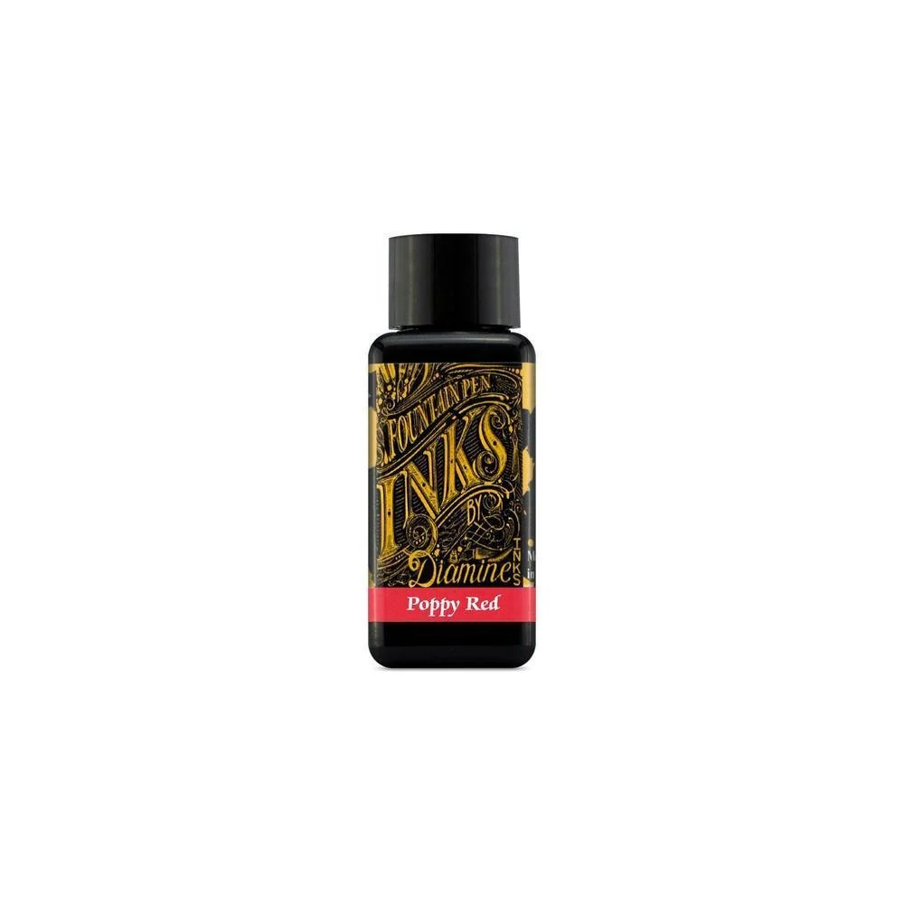 Diamine Ink Bottle (30ml / 80ml) - Red - Image 16