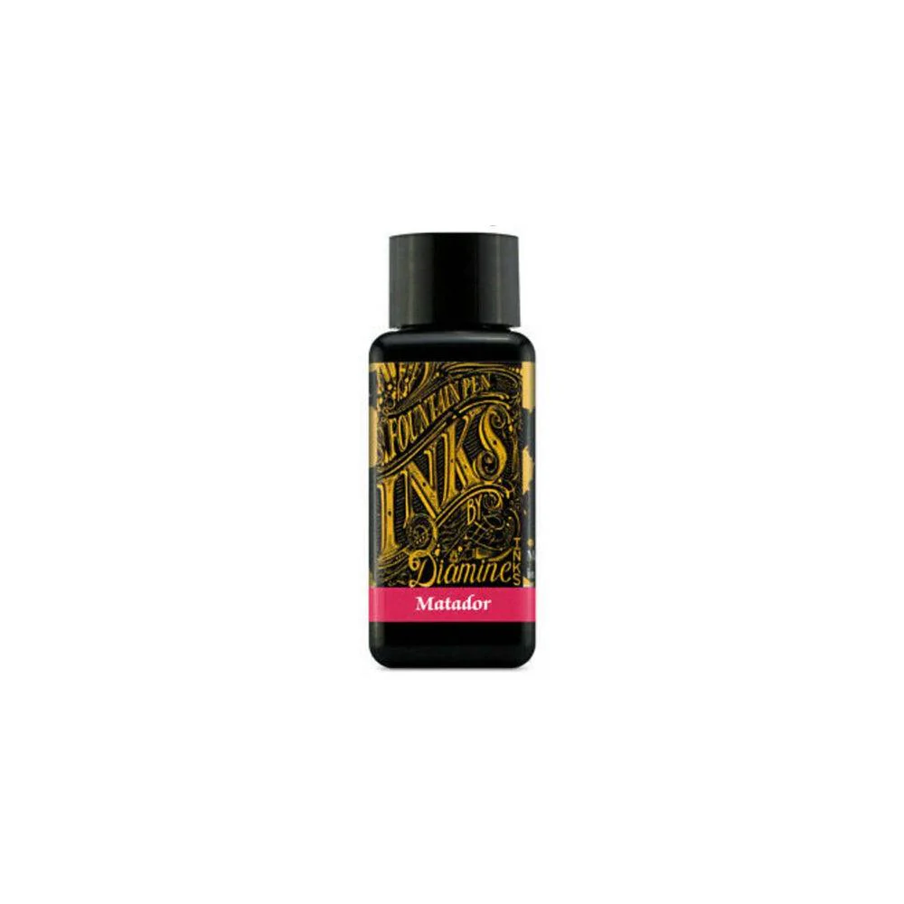 Diamine Ink Bottle (30ml / 80ml) - Red - Image 28