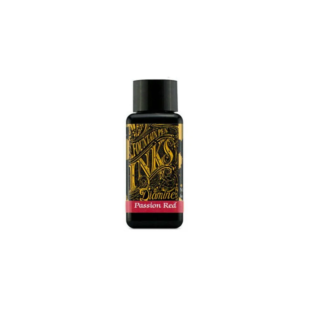 Diamine Ink Bottle (30ml / 80ml) - Red - Image 30