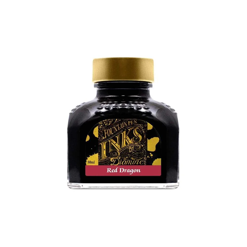 Diamine Ink Bottle (30ml / 80ml) - Red - Image 44