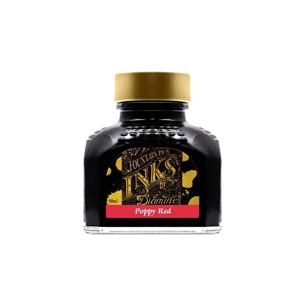 Diamine Ink Bottle (30ml / 80ml) - Red - Image 46